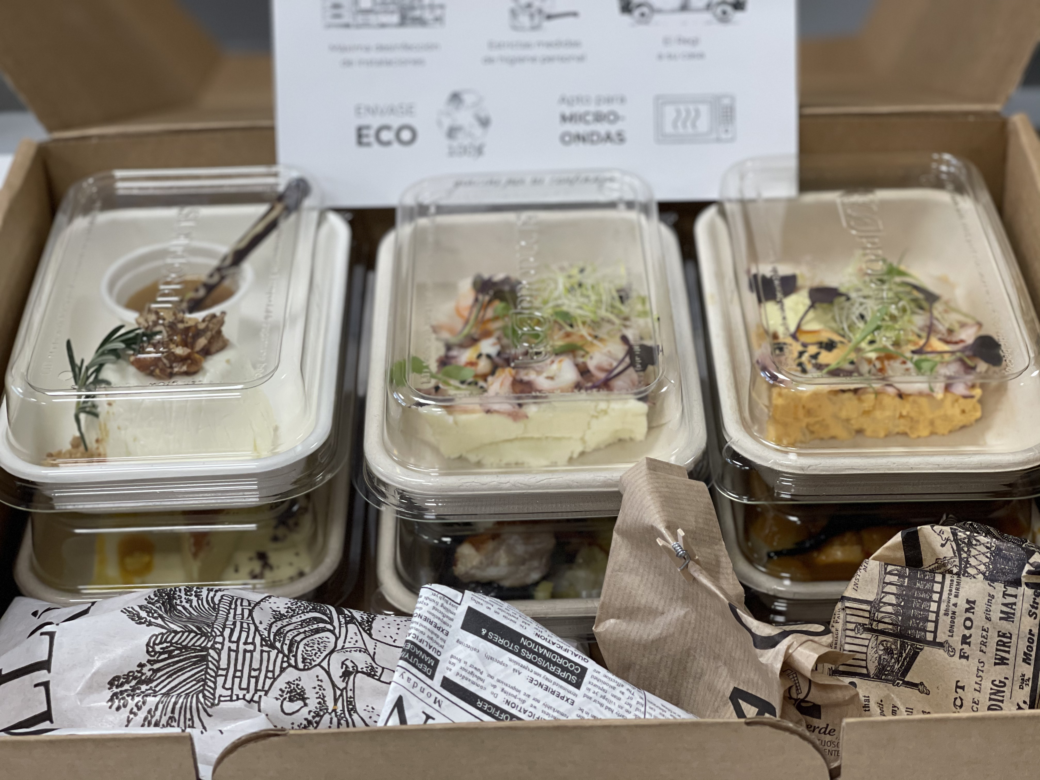 Menú gourmet para llevar a casa en Urduliz